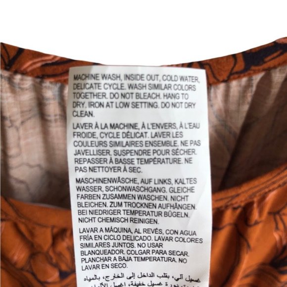 Addition Elle Maxi Dress Size X Tie Straps Autumn Floral - Picture 12 of 15